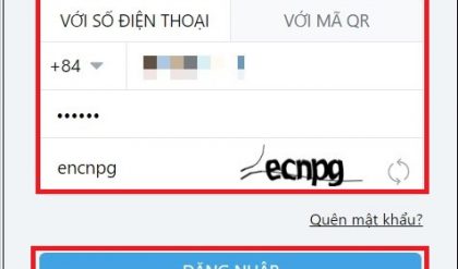 Đăng nhập tài khoản Zalo Web trên trình duyệt